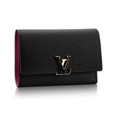 Louis Vuitton M62157 Capucines Compacte Portemonnee Taurillon Leder Louis Vuitton M62157 Capucines Compacte Portemonnee Taurillon Leder
