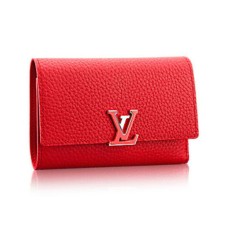 Louis Vuitton M62158 Capucines compacte portemonnee Taurillon leer