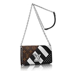 Louis Vuitton M62389 Twist Chain Portemonnee Monogram Canvas