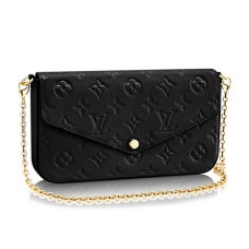 Louis Vuitton M64064 Pochette Felicie Chain Wallet Monogram Empreinte Leer