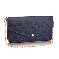 Louis Vuitton M64099 Pochette Felicie Chain Wallet Monogram Empreinte Leer