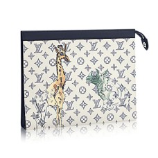 Louis Vuitton M66649 Pochette Voyage GM monogram gecoat canvas