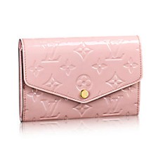 Louis Vuitton M90926 Sarah Compact Portemonnee Monogram Vernis