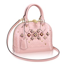 Louis Vuitton M90989 Alma BB Tote Bag Monogram Vernis