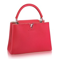 Louis Vuitton M94389 Capucines MM draagtas Taurillon leer