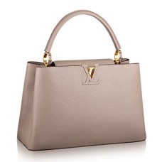 Louis Vuitton M94428 Capucines MM draagtas Taurillon leer