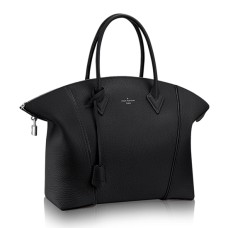 Louis Vuitton M94592 Lockit MM draagtas Taurillon leer