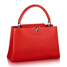 Louis Vuitton M94631 Capucines MM draagtas Taurillon leer