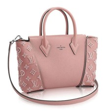 Louis Vuitton M94639 W BB Tote Bag Monogram Velours Veau Cachemire Magnolia Leer