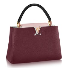 Louis Vuitton M94764 Capucines MM draagtas Taurillon leer