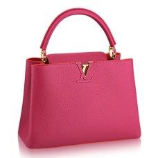 Louis Vuitton M95508 Capucines MM draagtas Taurillon leer