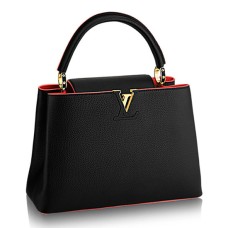Louis Vuitton M95509 Capucines MM draagtas Taurillon leer