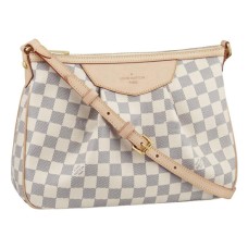 Louis Vuitton N41113 Siracusa PM Crossbodytas Damier Azur Canvas
