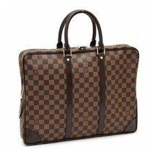 Louis Vuitton N41124 Porte-Documents Voyage Aktetas Damier Ebene Canvas