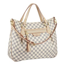 Louis Vuitton N41133 Evora MM Schoudertas Damier Azur Canvas
