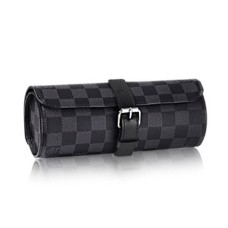 Louis Vuitton N41137 3 Horlogekast Damier Graphite Canvas