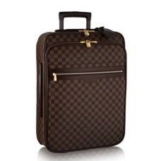 Louis Vuitton N41187 Pegase 55 Zakelijke Rolling Bagage Damier Ebene Canvas