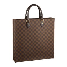 Louis Vuitton N41225 Sac Plat NM-draagtas Damier Ebene Canvas