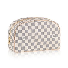 Louis Vuitton N41420 Toilettas 25 Damier Azur Canvas