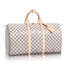 Louis Vuitton N41430 Keepall 50 Plunjezak Damier Azur Canvas