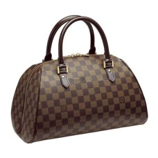 Louis Vuitton N41434 Ribera MM Draagtas Damier Ebene Canvas
