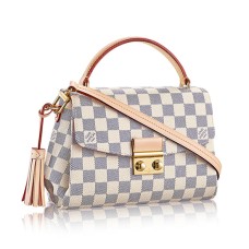 Louis Vuitton N41581 Croisette Crossbody Tas Damier Azur Canvas