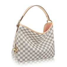 Louis Vuitton N41606 Heerlijke PM Hobo Bag Damier Azur Canvas