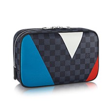 Louis Vuitton N41608 Toilettas Damier Cobalt Canvas