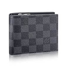Louis Vuitton N41635 Amerigo Portemonnee Damier Graphite Canvas