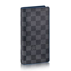 Louis Vuitton N41688 Brazza Portemonnee Damier Graphite Canvas