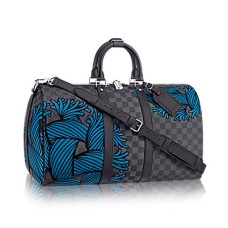 Louis Vuitton N41700 Keepall Bandouliere 45 Plunjezak Damier Graphite Canvas