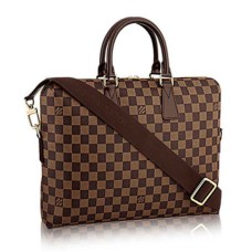 Louis Vuitton N42242 Porte Documenten Jour Aktetas Damier Ebene Canvas