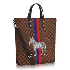Louis Vuitton N42702 Atlas Tote Aktetas Damier Ebene Canvas