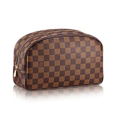 Louis Vuitton N47624 Toilettas 25 Damier Ebene Canvas