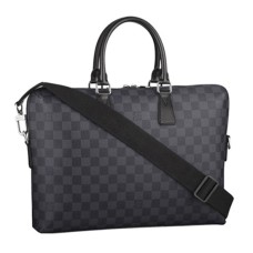 Louis Vuitton N48224 Porte Documents Jour Aktetas Damier Graphite Canvas