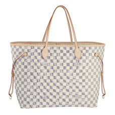 Louis Vuitton N51108 Neverfull GM Schoudertas Damier Azur Canvas