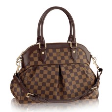 Louis Vuitton N51997 Trevi PM-draagtas Damier Ebene Canvas