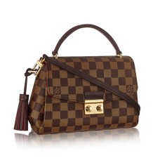 Louis Vuitton N53000 Croisette Crossbody Tas Damier Ebene Canvas