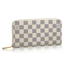 Louis Vuitton N60019 Zippy Portemonnee Damier Azur Canvas