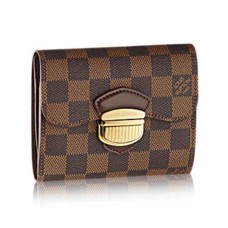 Louis Vuitton N60034 Joey Portemonnee Damier Ebene Canvas