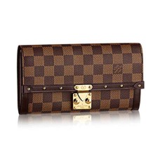 Louis Vuitton N60535 Venetië Portemonnee Damier Ebene Canvas