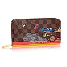 Louis Vuitton N61240 Zippy Portemonnee Evasion Damier Ebene Canvas