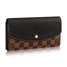 Louis Vuitton N61261 Normandië Portemonnee Damier Ebene Canvas