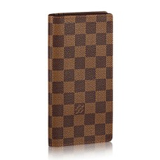 Louis Vuitton N62228 Brazza Portemonnee Damier Ebene Canvas