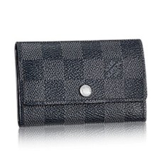 Louis Vuitton N62662 6 Sleutelhouder Damier Grafiet Canvas