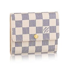 Louis Vuitton N63241 Anais Portemonnee Damier Azur Canvas