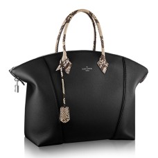 Louis Vuitton N91834 Lockit MM draagtas Taurillon leer