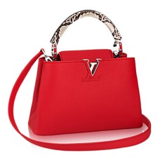 Louis Vuitton N92039 Capucines BB Tote tas Taurillon leer